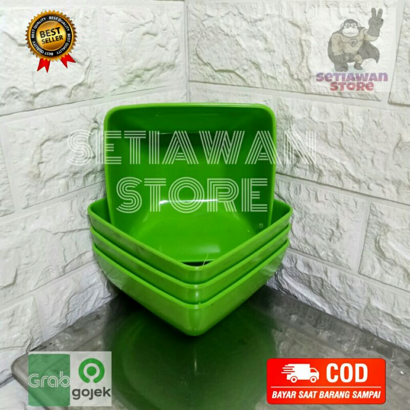 mangkok melamin persegi