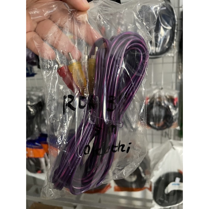 KABEL RCA 3PIN 4,5 meter OKACHI