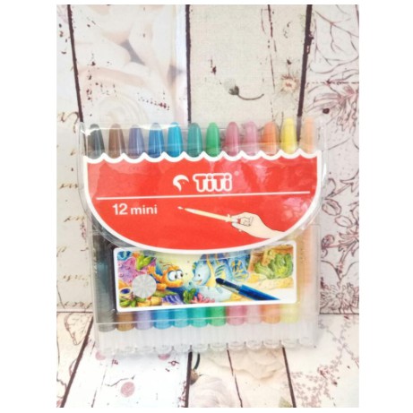 

Crayon Putar Titi Joyko 12 Mini krayon pewarna