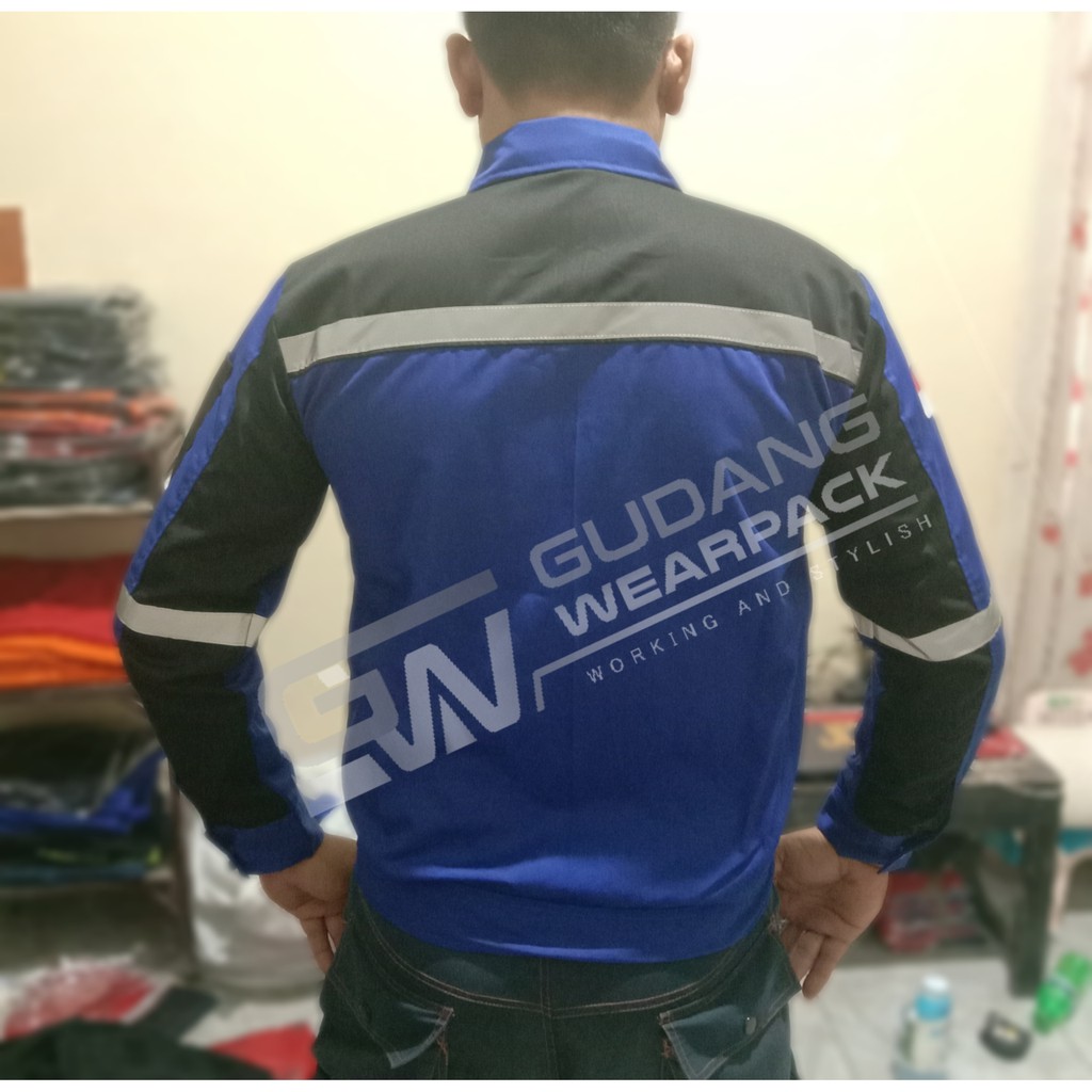 WEARPACK ATASAN Gudang Wearpack - Baju Kerja Seragam Proyek Warna BENHUR - HITAM