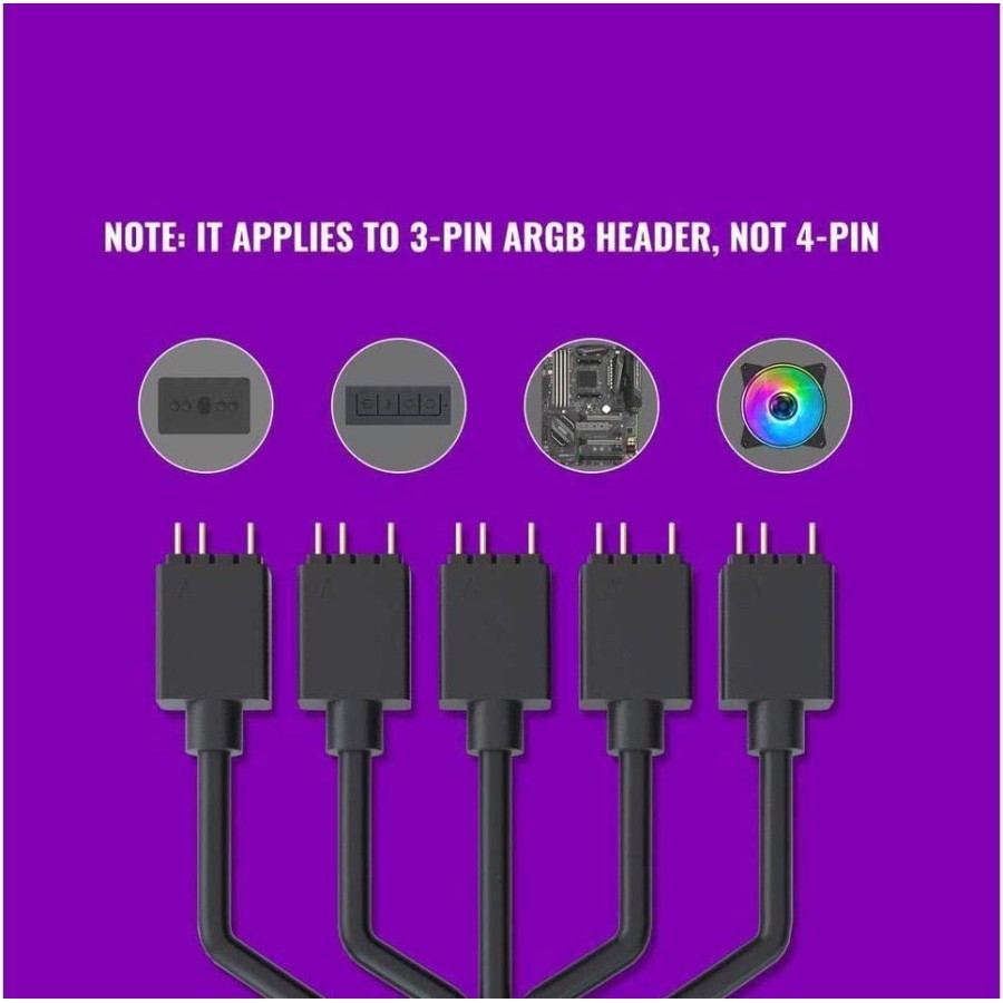 Cooler Master A-RGB 1-to-5 Splitter Cable