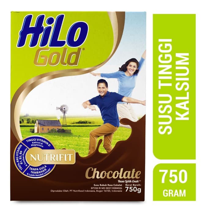 

HiLo Gold Chocolate 750gr- Susu Tinggi Kalsium