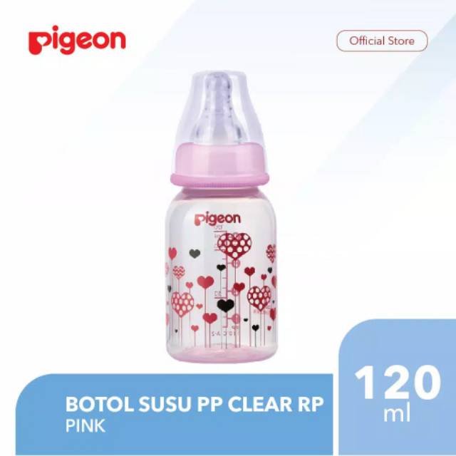 Pigeon - PP Clear Bottle 120ml &amp; 240ml / botol susu bayi