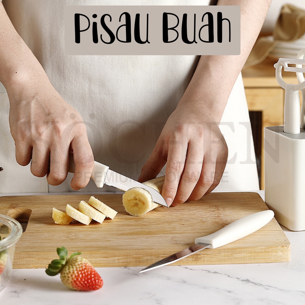 MYKOCHEN.INA Kitchen Gadget Tools Set 5in1 Gunting Peeler Pisau Perlengkapan Dapur Premium