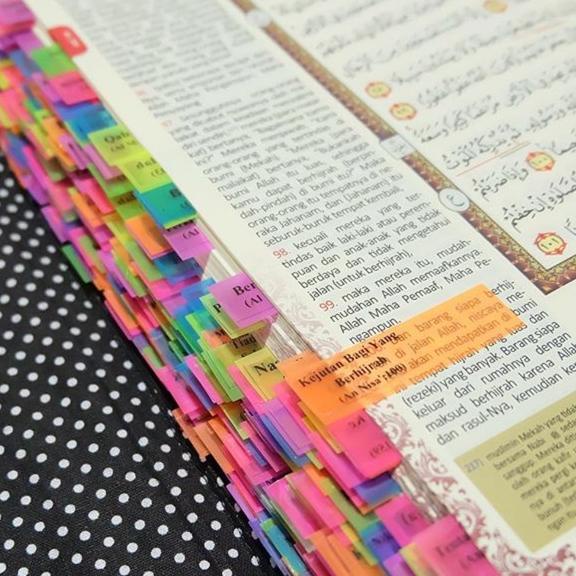 

(PRODUK 7A0ZK) READY STOCK Tagging Quran Sticker Set Teman Dailybyla