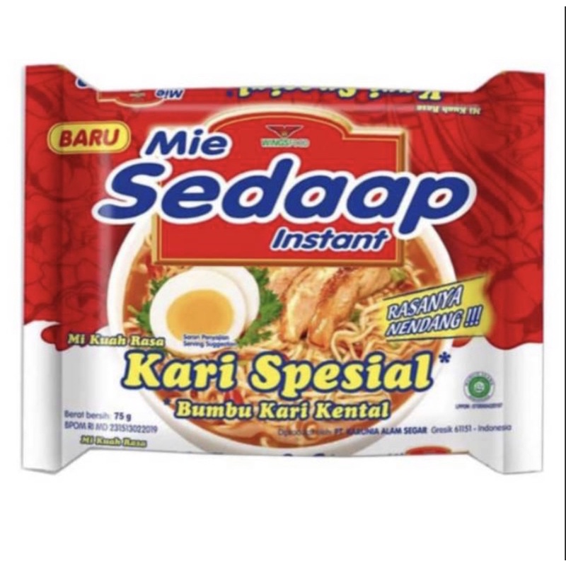 Jual Mie Sedap Kare/Kari Special mie instan kuah enak | Shopee Indonesia