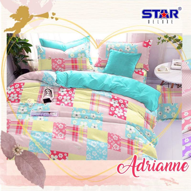BED COVER SET BAHAN KATUN JEPANG STAR/ESRA KING/QUEEN