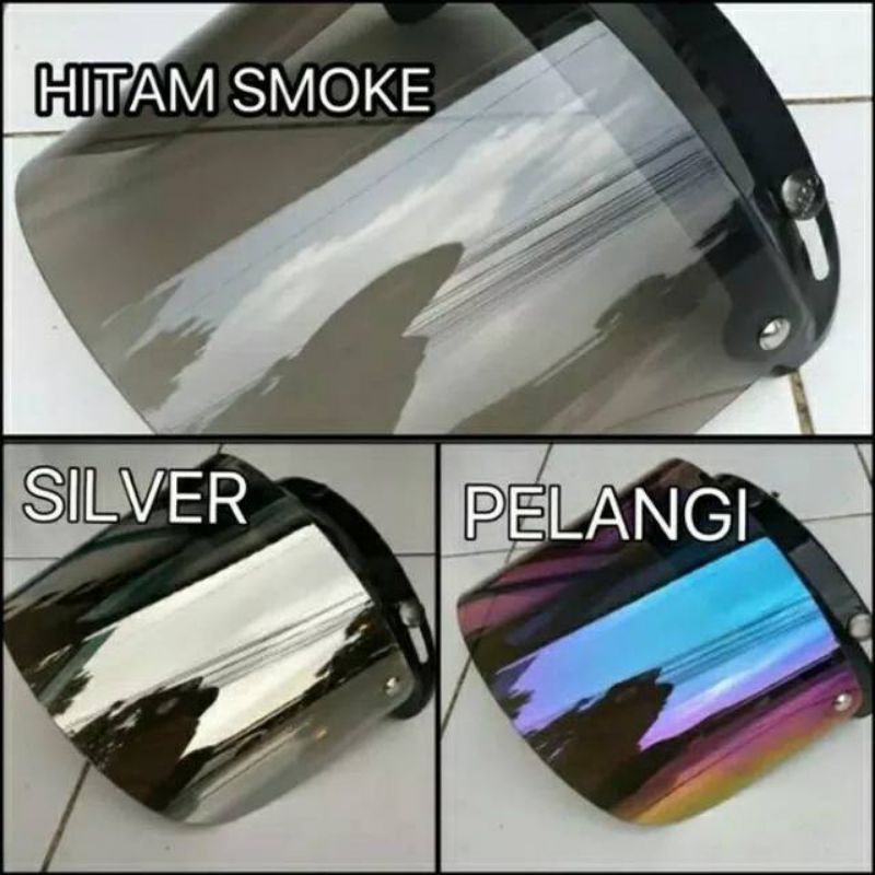 Helm Bogo Dewasa Classic Garis / Helm Retro Bogo Classic Dewasa Doff dan Glossy SNI