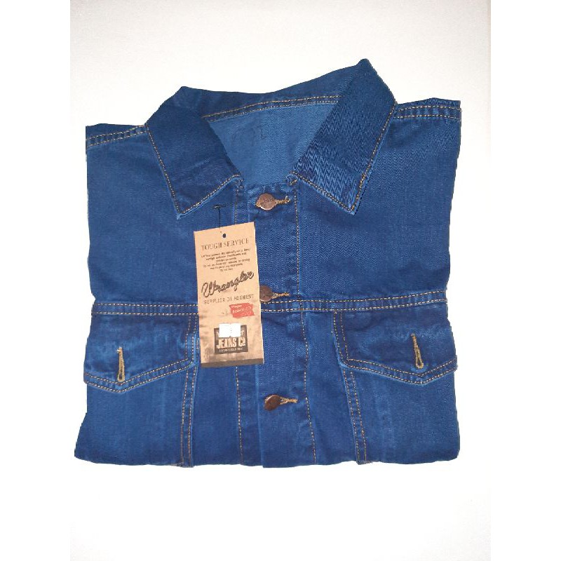 Jaket jeans pria jumbo BiG SIZE