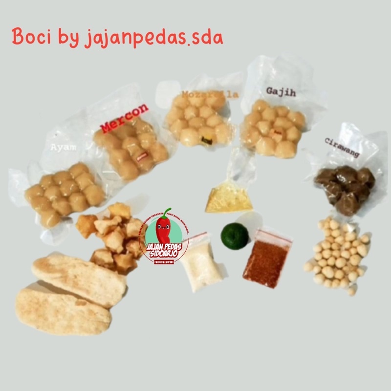 

BASO ACI ISI MERCON MOZARELLA GAJIH TULANG RANGU DLL