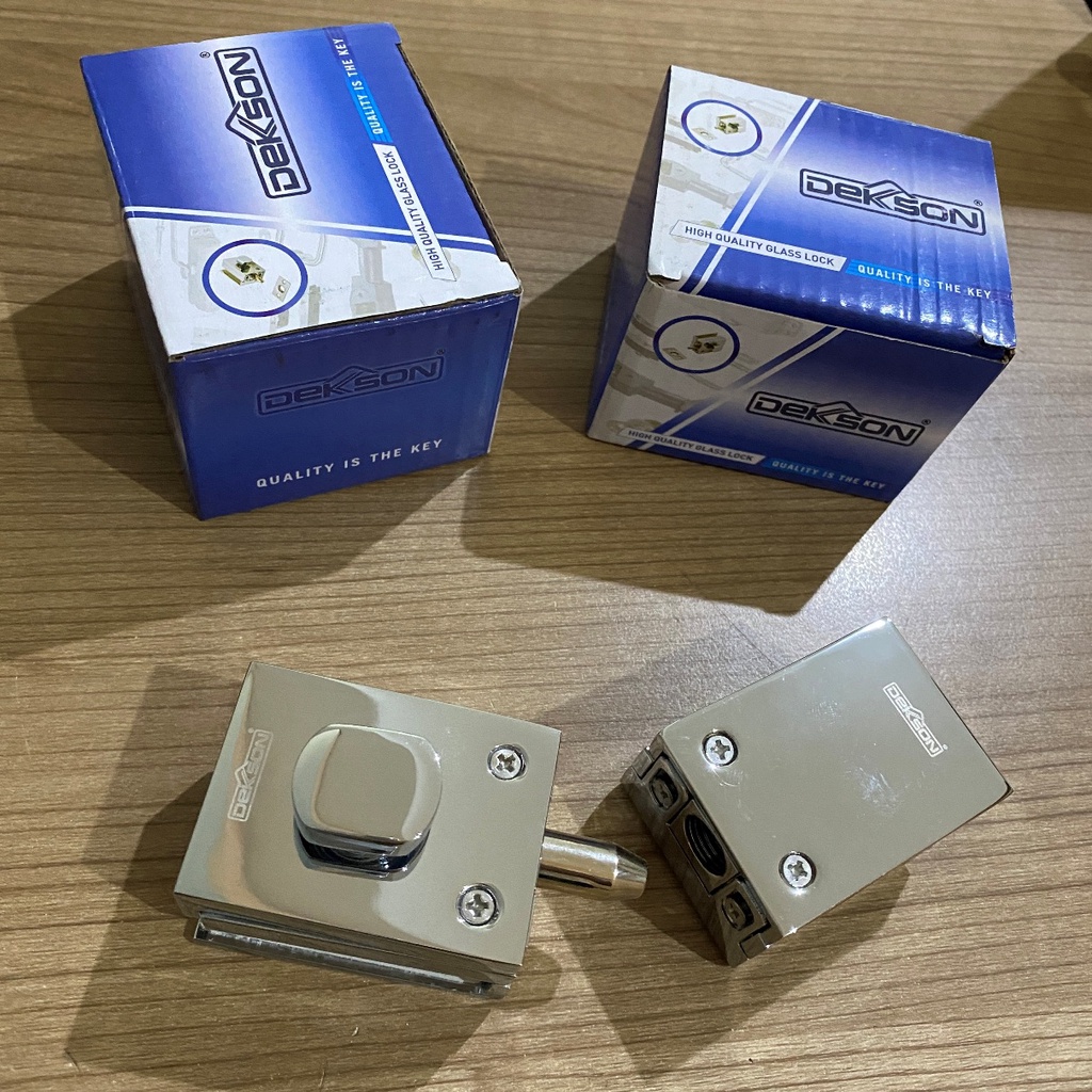 GLASS LOCK DEKKSON GL 621 CP Grendel Shower Glass To Glass Door Lock