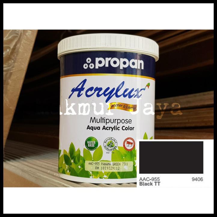 Propan Acrylux Black Hitam Cat Duco Water Based