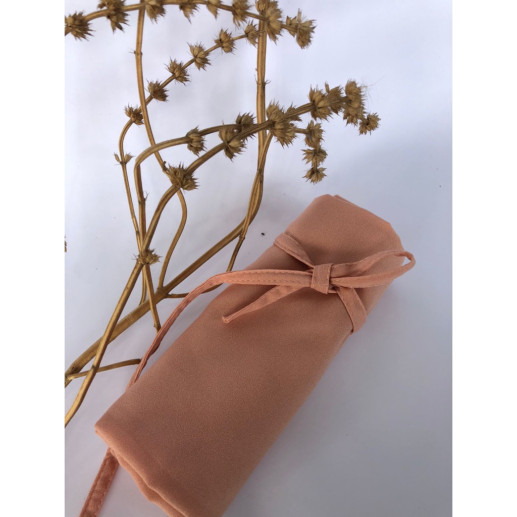 Bergo Maryam polos khimar Instan kerudung tali jilbab diamond bergo mariam-M diamond  salem