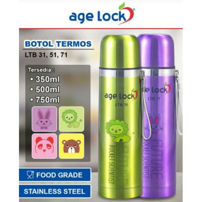 Termos air panas stainless steel ukuran 500ml &amp; 750 ml.