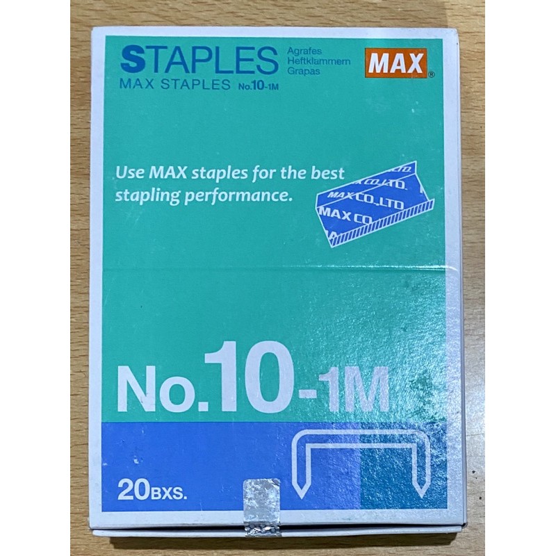 

Max Staples No.10-1M & No. 3 24/6/ Isi Hekter Max no. 10 dan No. 3 24/6