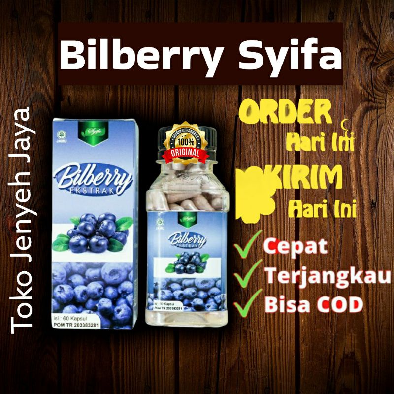 Kapsul Ektrack Bilberry Syifa / MATA MINUS / KATARAK / MENYEHATKAN MATA