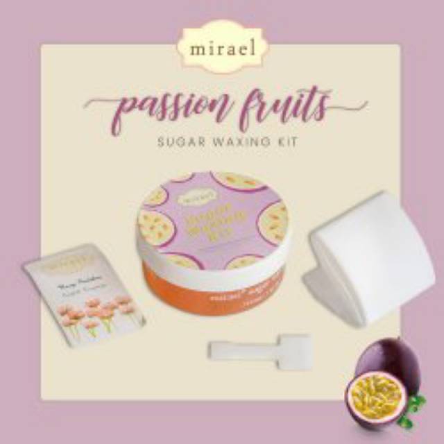 Waxing Kit - Mirael Passion Fruit Sugar Waxing Kit
