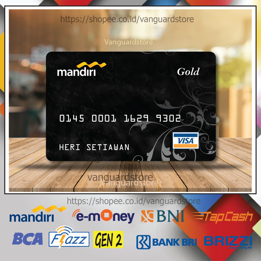 KARTU E MONEY E TOLL DEBIT CARD MANDIRI VISA GOLD 4 EMONEY MANDIRI FLAZZ BCA TAPCASH BRIZZI