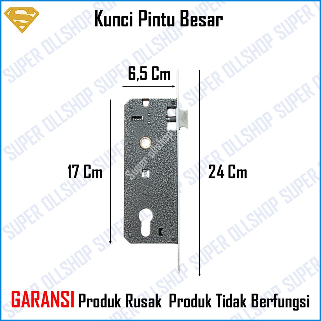 Handel Besar Babet 25 cm | Kunci Pintu Rumah Besar | Handel Besar Babet | Slot Kunci Pintu Rumah