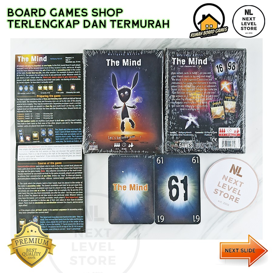 The Mind Card Games - Board Game