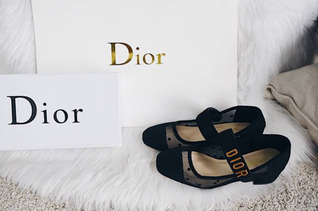 dior baby d ballet pump harga