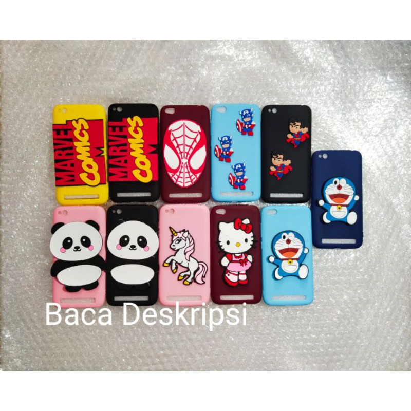 Case advan S5E fingerprint kompatibel karakter unyu softcase casing silikon