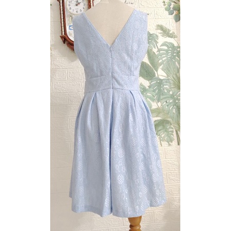 Lace dress light blue
