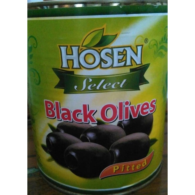 

Buah Zaitun Hitam / Hosen Black Olives Pitted - 3Kg