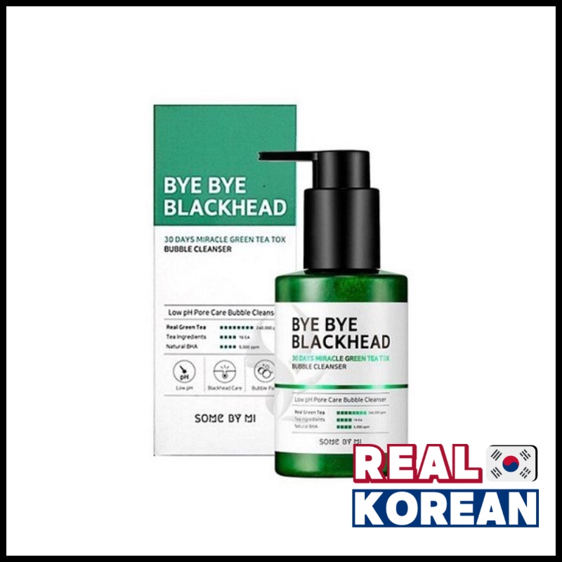 SOMEBYMI Bye Bye Blackhead 30 Days Miracle Green Tea Tox Bubble Cleanser 120g