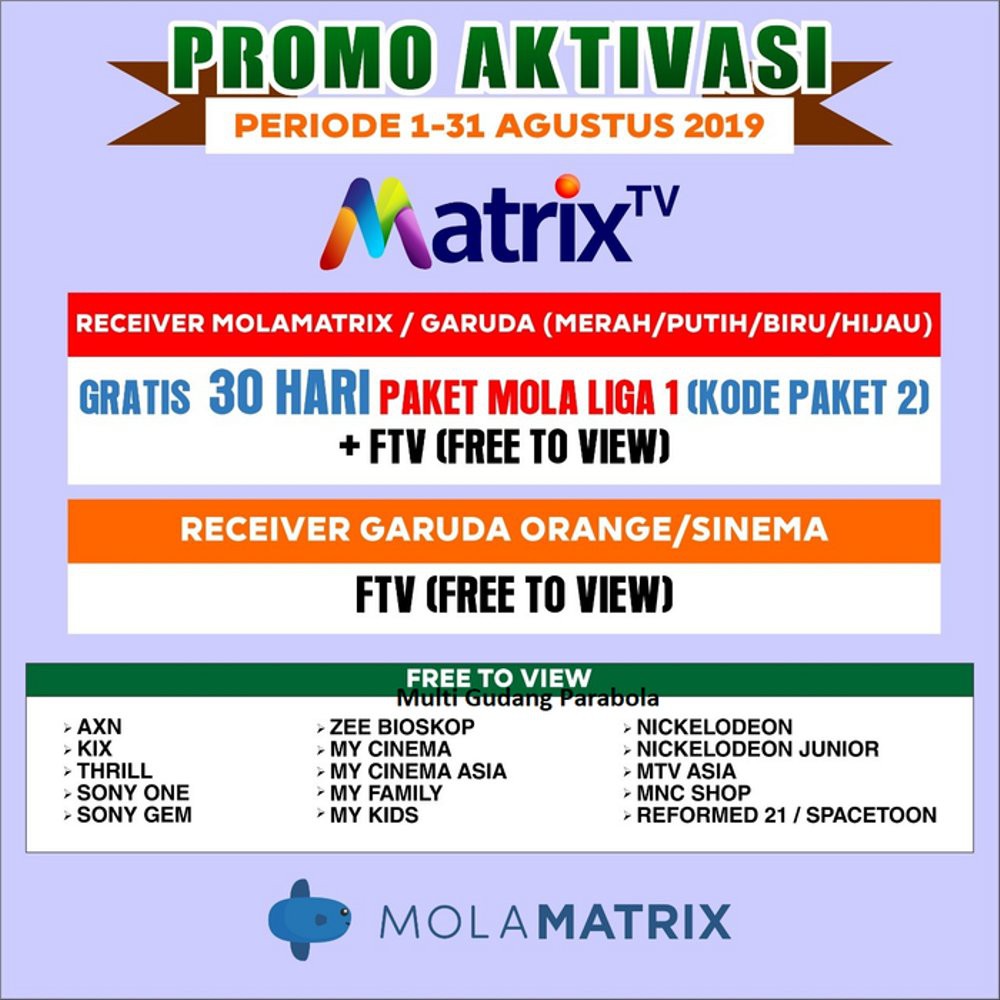 Receiver Matrix Garuda Ku Band