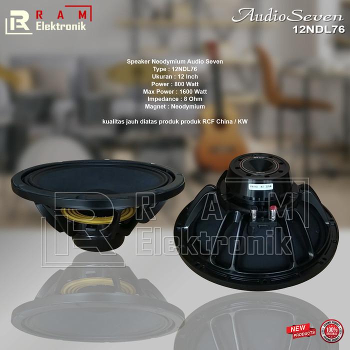 Komponen Speaker Neodymium 12 Inch Audio Seven 12ND76 / 12 NDL 76