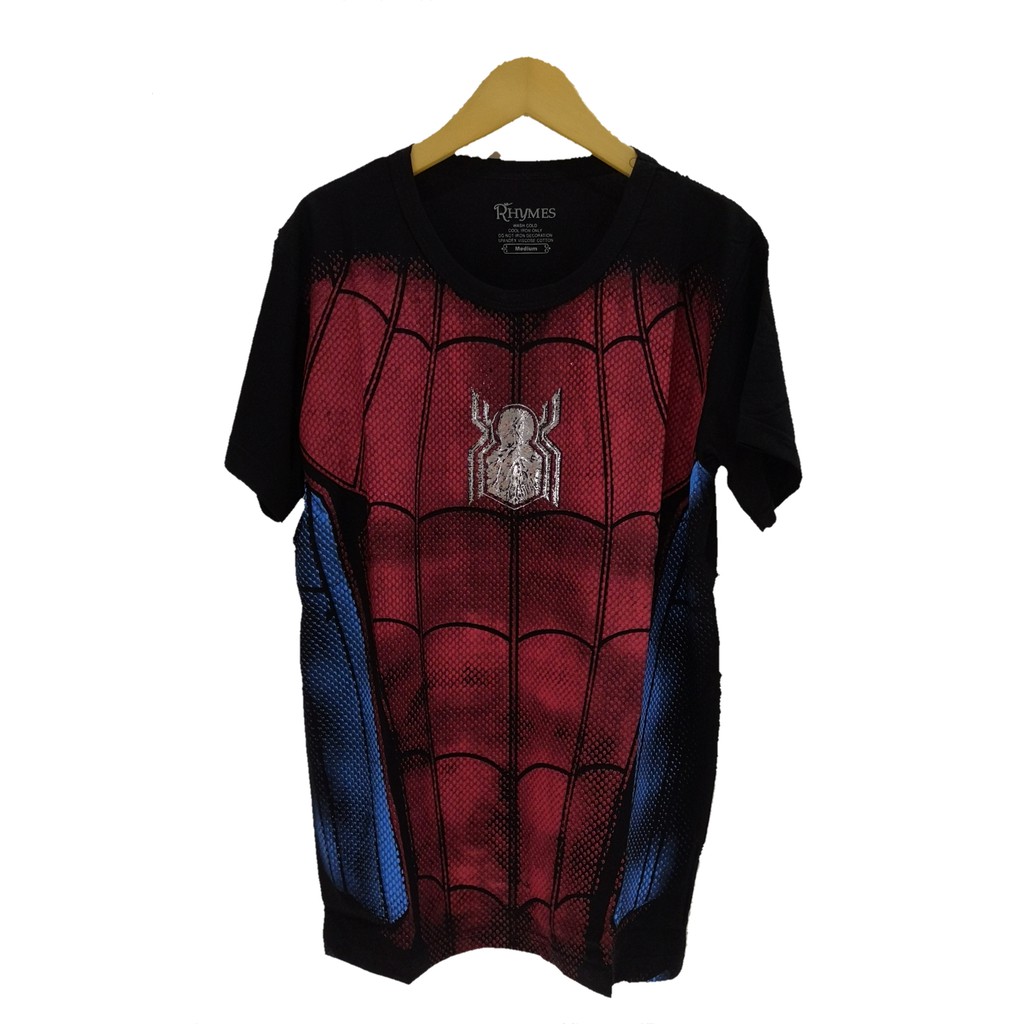 Kaos Baju Spiderman Anak Tanggung Superhero Tshirt Avengers Laki Laki Spider Rhymes