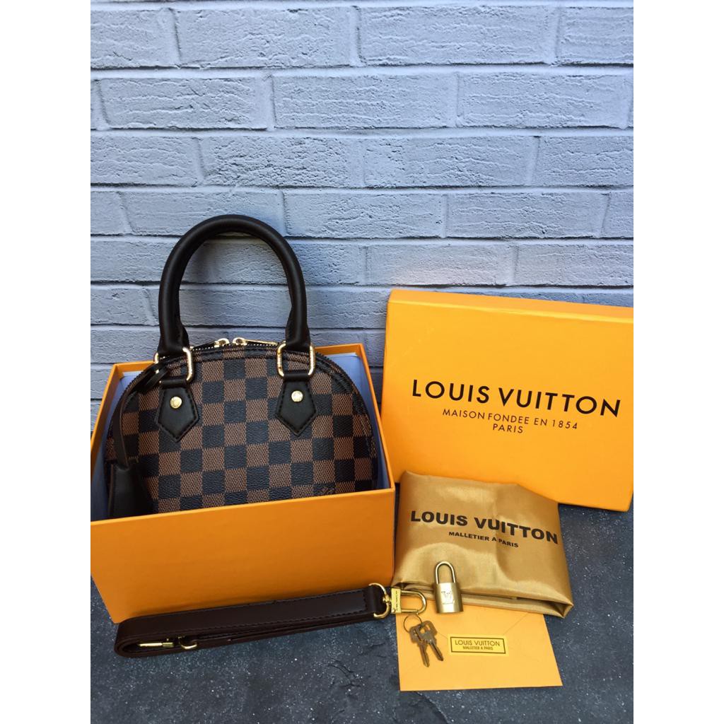 SALE  LV ALMA MINI FREE BOX IMPORT FULL EMBOSS LV