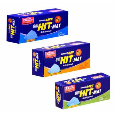 ^ KYRA ^ HIT Mat Anti Nyamuk Refill Tanpa Asap Tanpa Abu - Kemasan Kotak REFILL saja - Isi 18+6 MAT