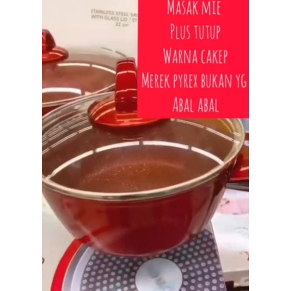 pyrex  panci soup  2  kuping pyrex spore ...promo