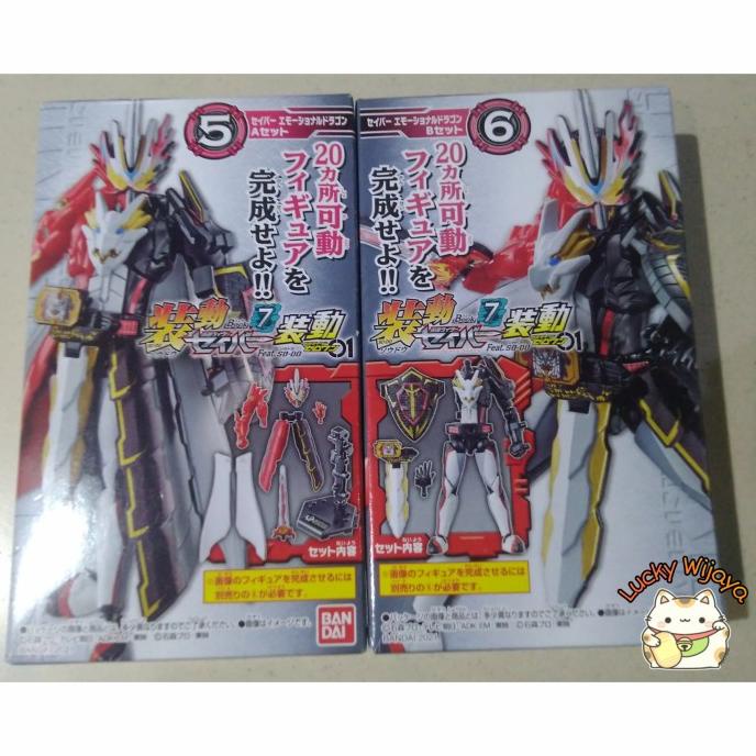 Shodo Kamen Rider Saber V7 Set 2pcs 5&6 barang ready
