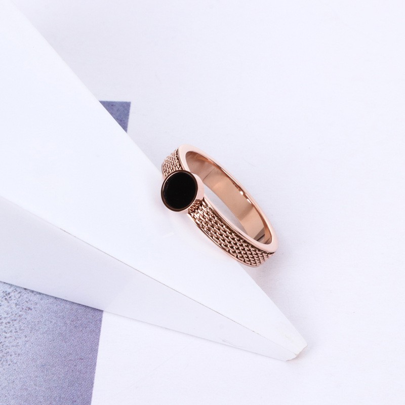 [ Model Baru ] Cincin Titanium Mini Korea Wanita Fashion Cocok Untuk pesta hadiah trend kini CK162