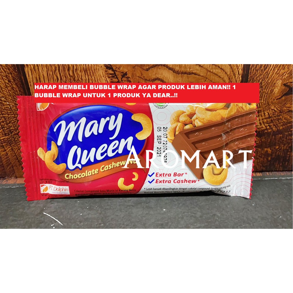 

Mary Queen Chocolate Cashew Nut (3 pcs) - 25g