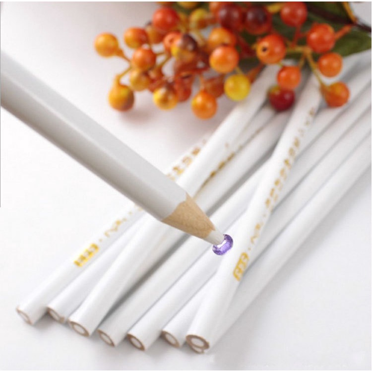 Pretty Nail Art Tools Rhinestone Picker Pencil Long / Pensil Aksesoris / Pensil White Aksesoris nailart