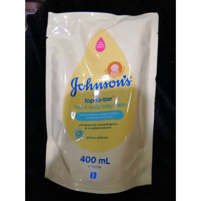 Johnson's johnsons Baby Top To Toe (top-to-toe) Hair &amp; Body Baby Wash Refill 400ml 400 ml