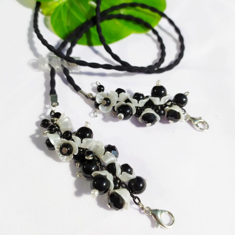 KONEKTOR MASKER HIJAB | HIJAB STRAP MASK | KALUNG MASKER CANTIK | CANTOLAN MASKER MODEL BUNGA