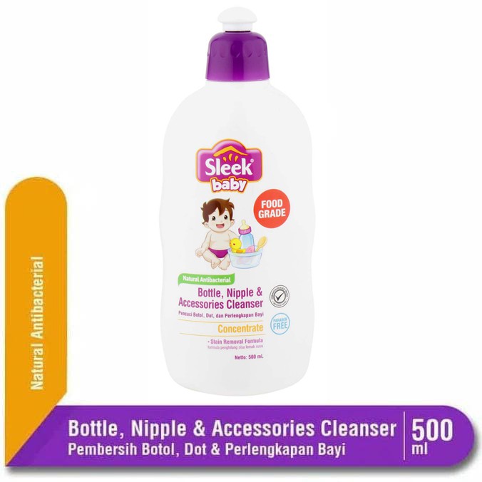 Sleek Bottle Nipple &amp; Baby Accessories Cleanser Botol 500ml