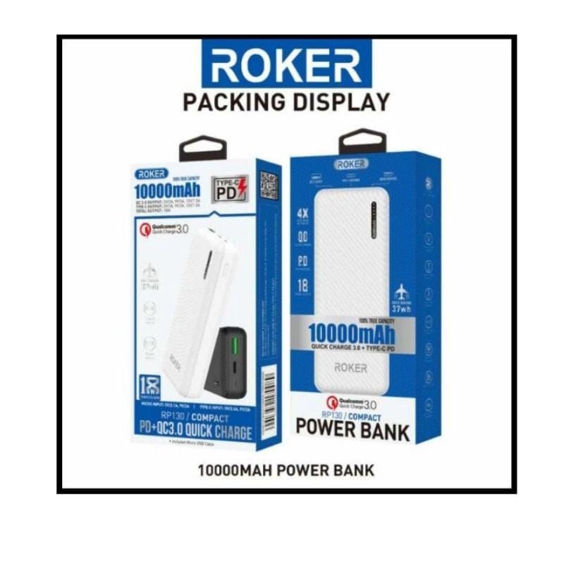 ROKER POWERBANK COMPACT 10000MAH