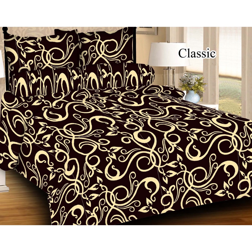 [ BISA COD ] SPREI MOTIF BUNGA 3D PROMO MURAH ANTI LUNTUR SEPREI UKURAN NO.1  180 x 200 2 SARUNG BANTAL 1 SARUNG GULING