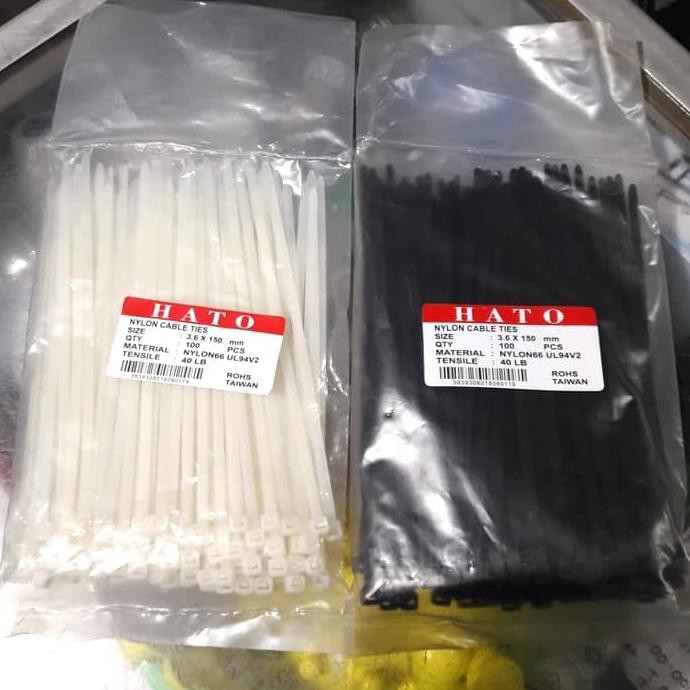 KABEL TIES NO 15 UKURAN 150MM / 15CM PENGIKAT PLASTIK PAGAR / FIBER