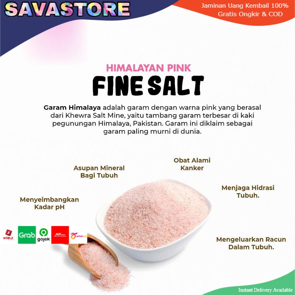 GARAM HIMALAYA ASLI 100% DAILY ORGANIC PREMIUM HIMALAYAN PINK SALT ORIGINAL