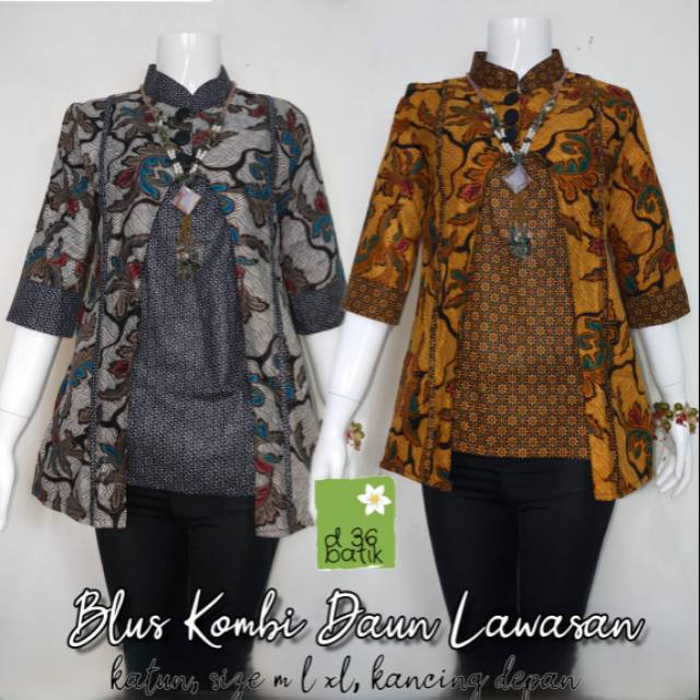 Blus daun lawasan