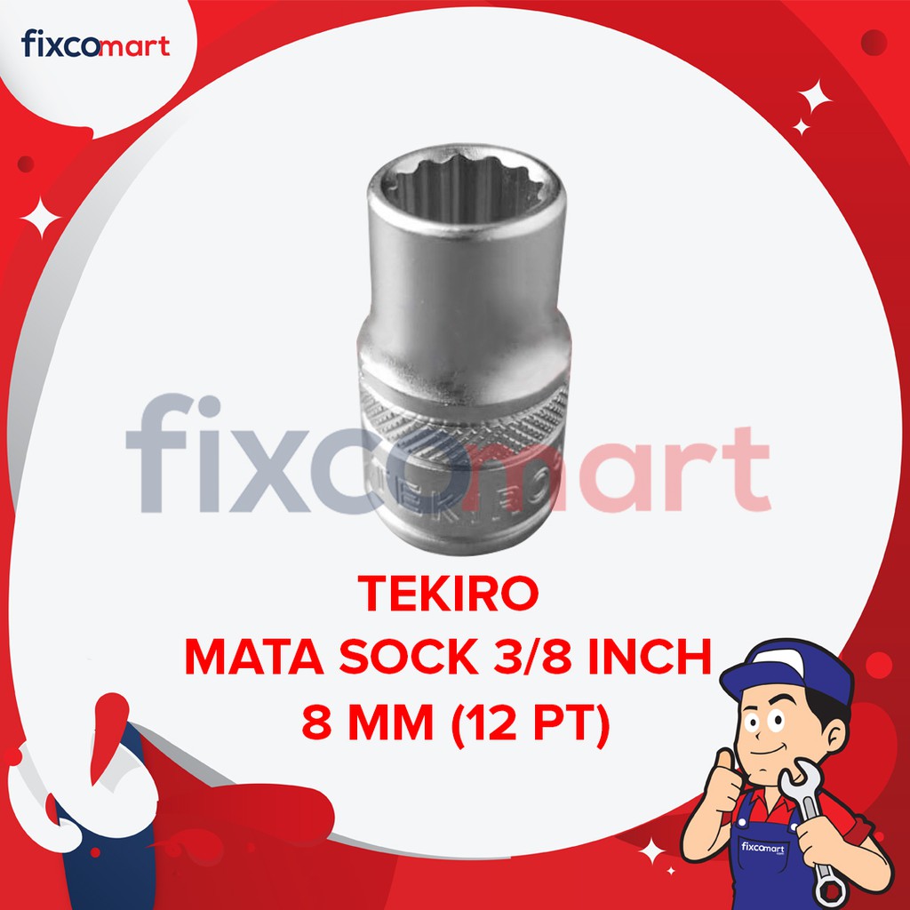 Mata Sock tekiro 3/8” 6-12 PT / Tekiro Socket