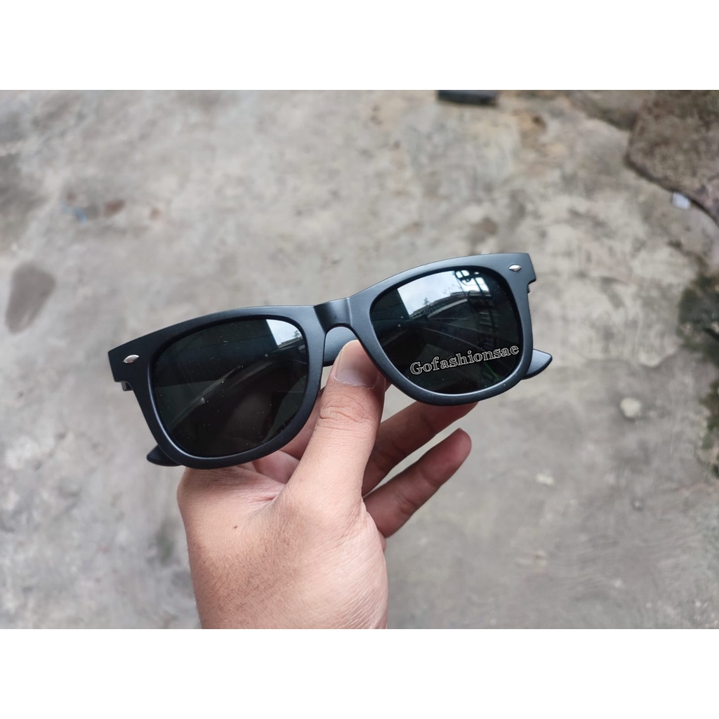 PROMO.. Kacamata Hitam Bentuk Kotak Untuk Pria Dan Wanita Mengemudi Anti Silau | R13 4013