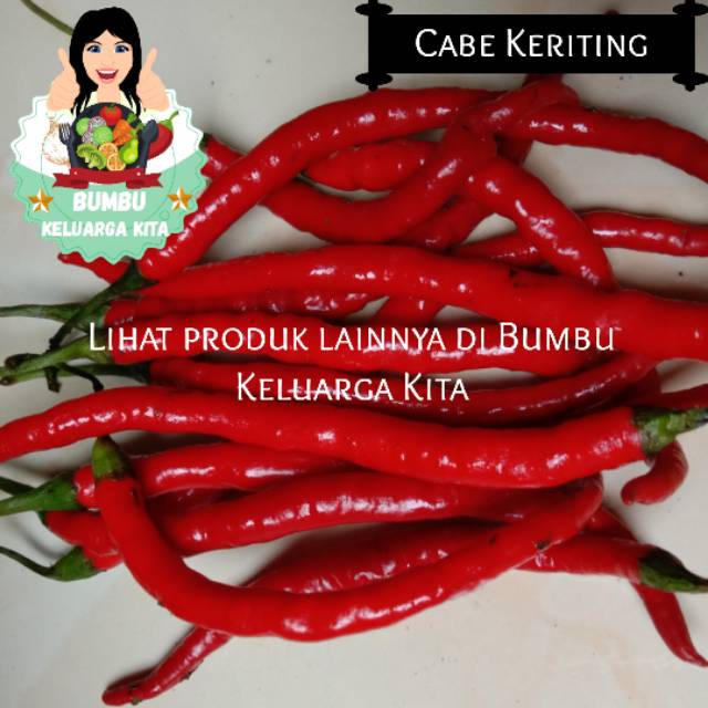 

CABE / CABAI MERAH KERITING / KRITING 500Gram
